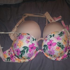 36b pink push up bras